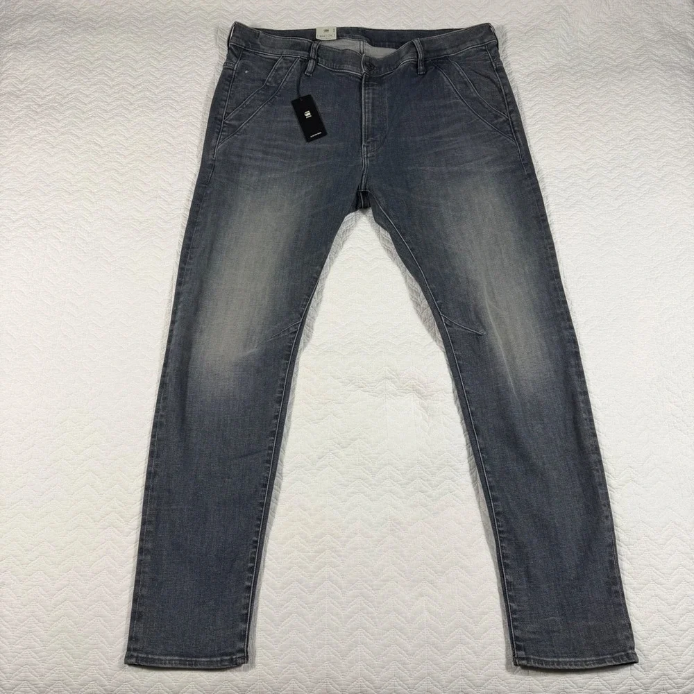 NWT G-Star RAW Kairori 3D Slim Jeans Antic Sand Blast Grey Men 40x34 (Fit 41x32)